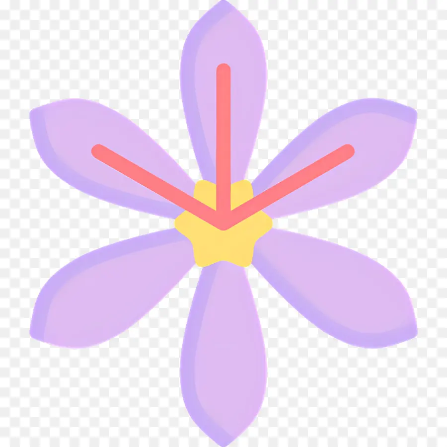 Azafrán，Flor Morada PNG