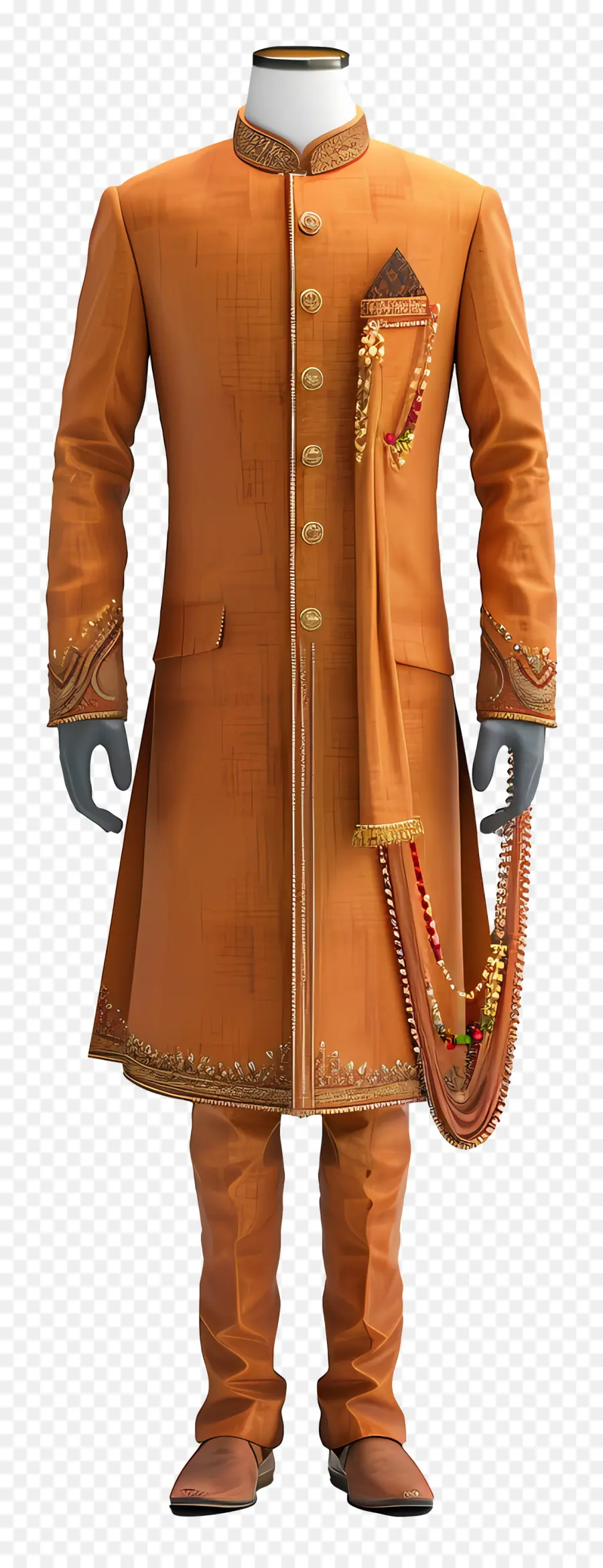 Ropa Formal India，Traje Tradicional PNG