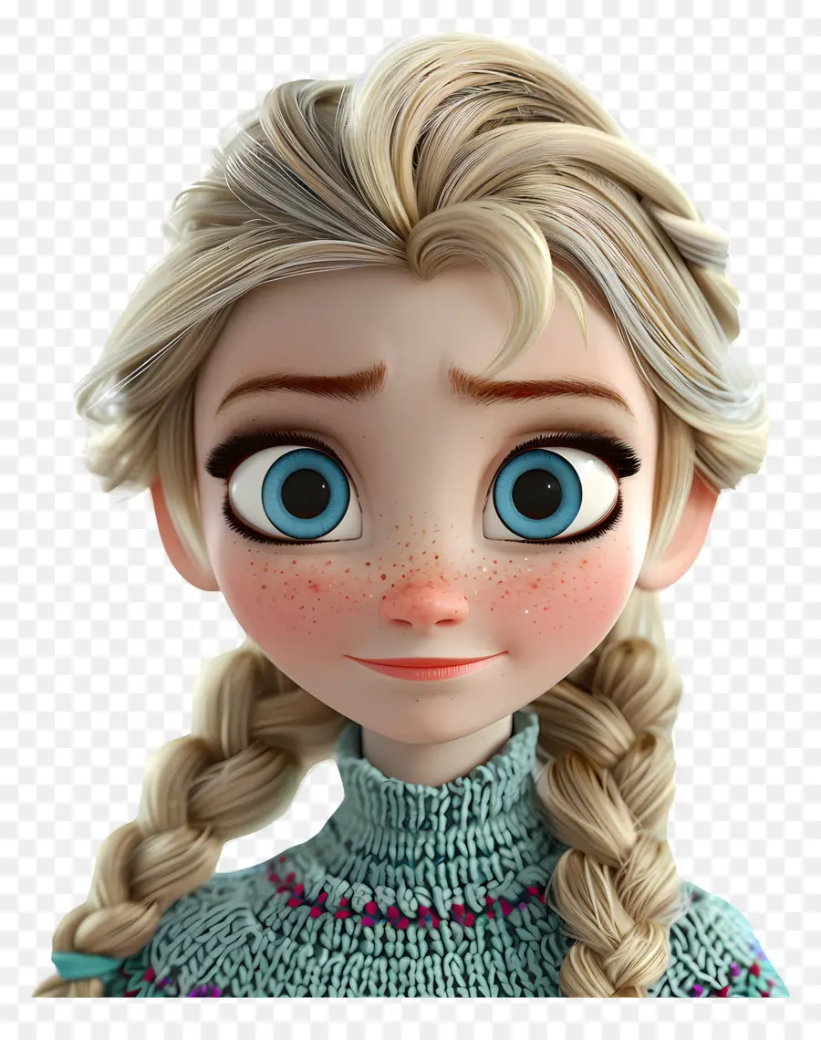 Princesa Elsa，Personaje Animado PNG