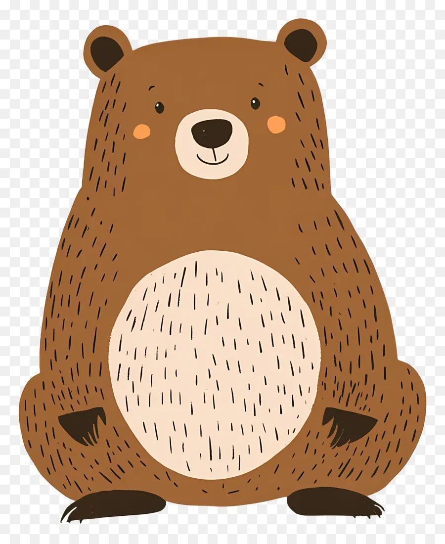 Oso Pardo，Oso De Dibujos Animados PNG