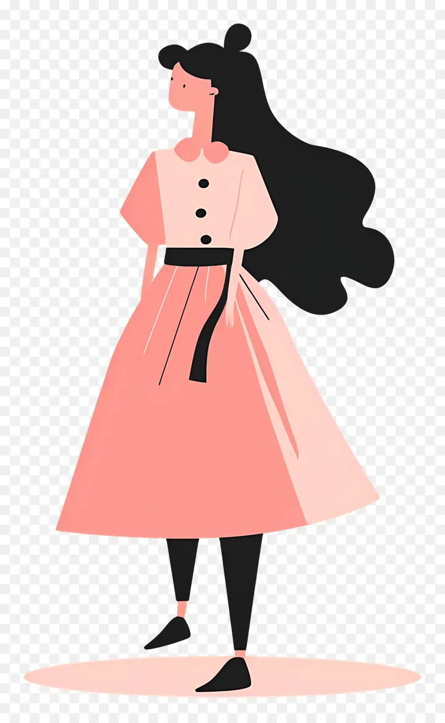 Mujer En Rosa，Mujer PNG