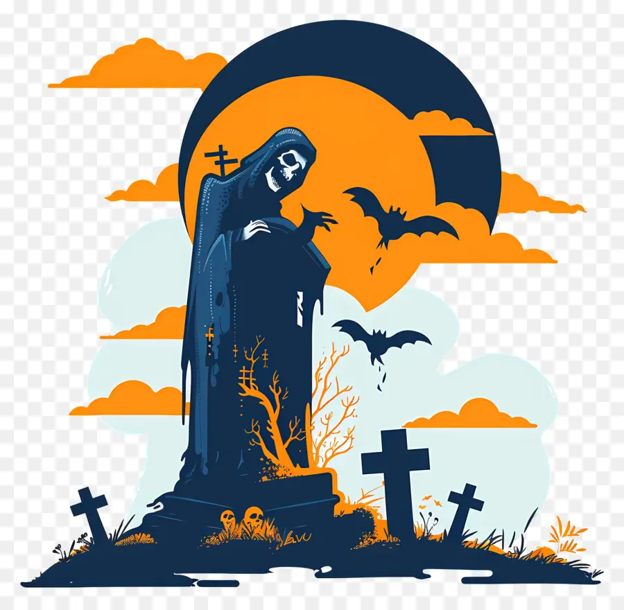 Parca De Halloween，Cementerio PNG