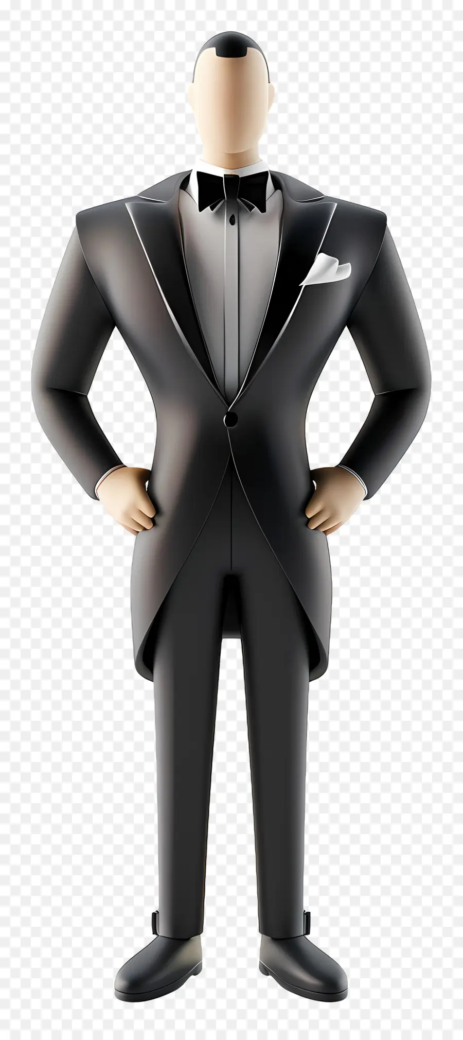 Vestimenta Formal Para Hombres，Traje Negro PNG