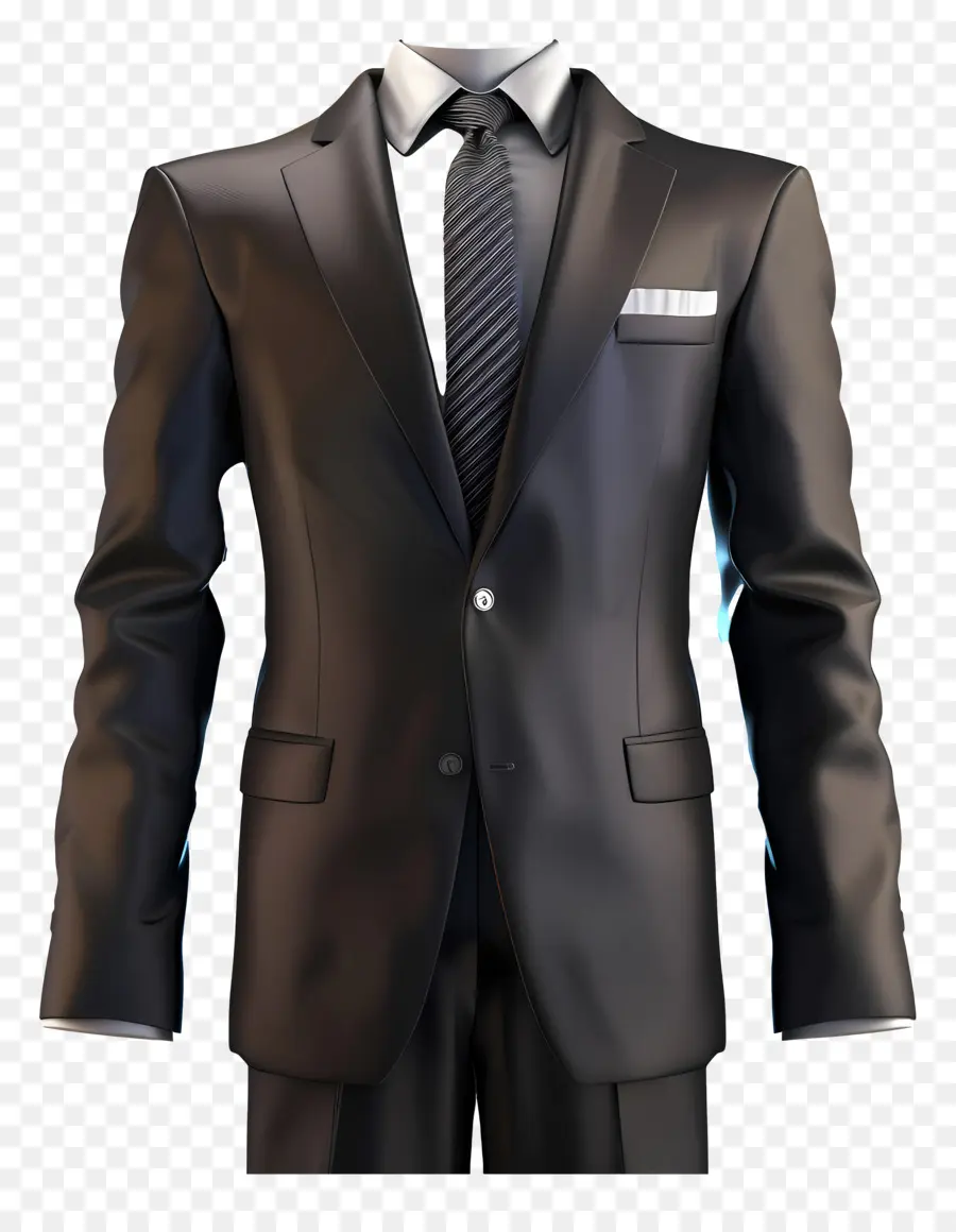 Vestimenta Formal Para Hombres，Traje Negro PNG