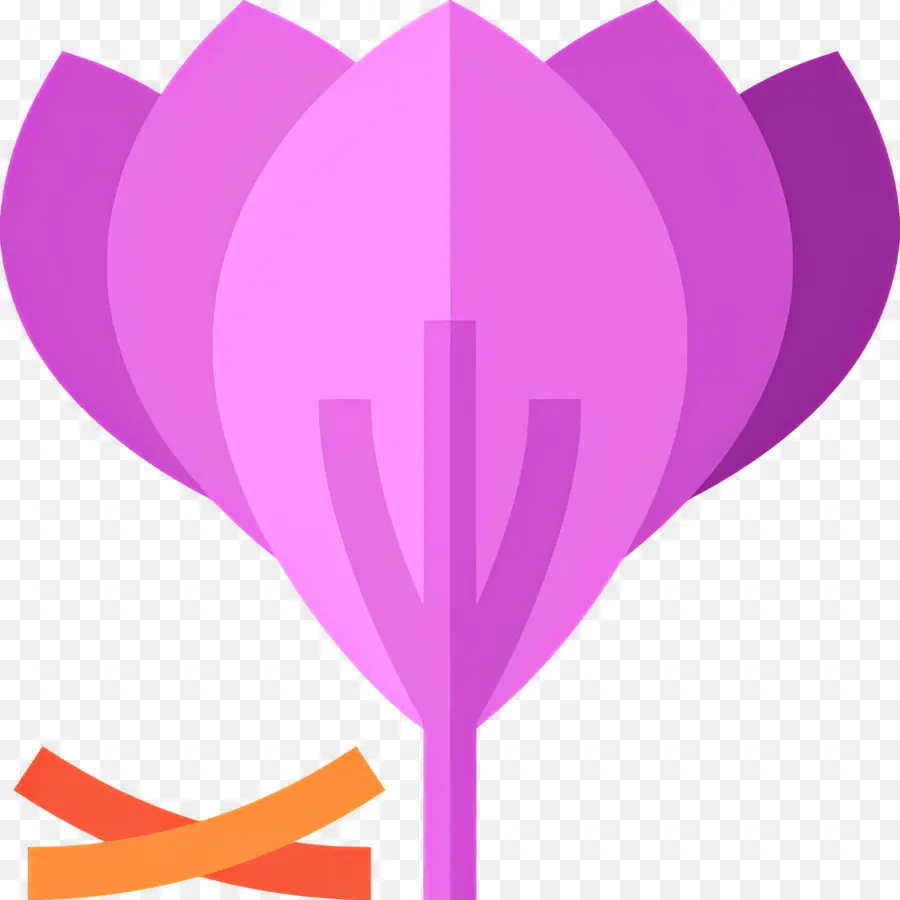 Azafrán，Flor De Azafrán Púrpura PNG