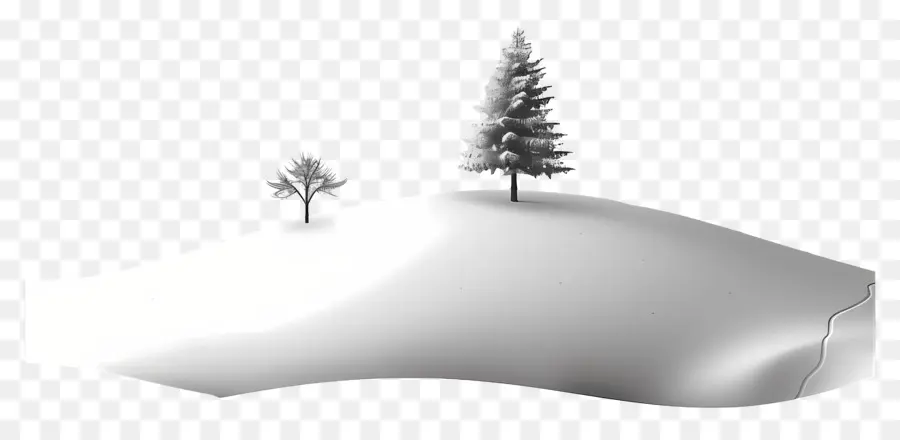 Paisaje Nevado，Invierno PNG