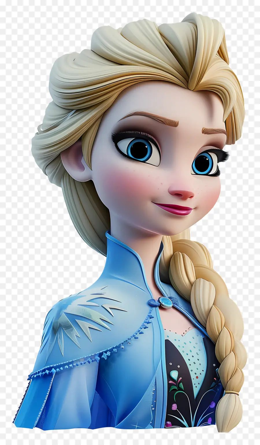 Princesa Elsa，Personaje De Trenza Rubia PNG