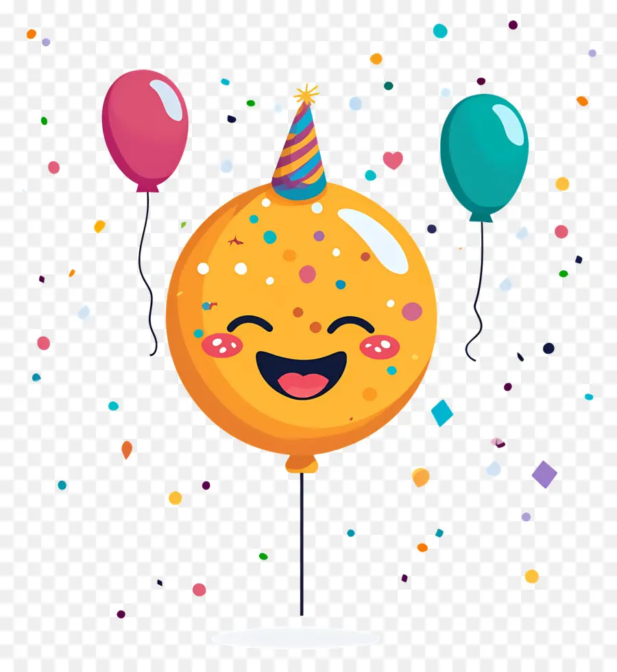 Cumpleaños Emoji，Globo PNG