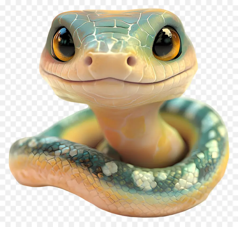 Linda Serpiente，Serpiente Colorida PNG