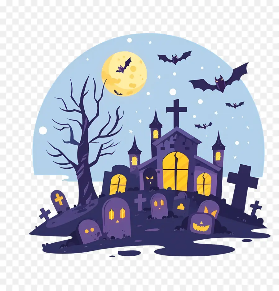 Noche De Halloween，Casa Embrujada PNG