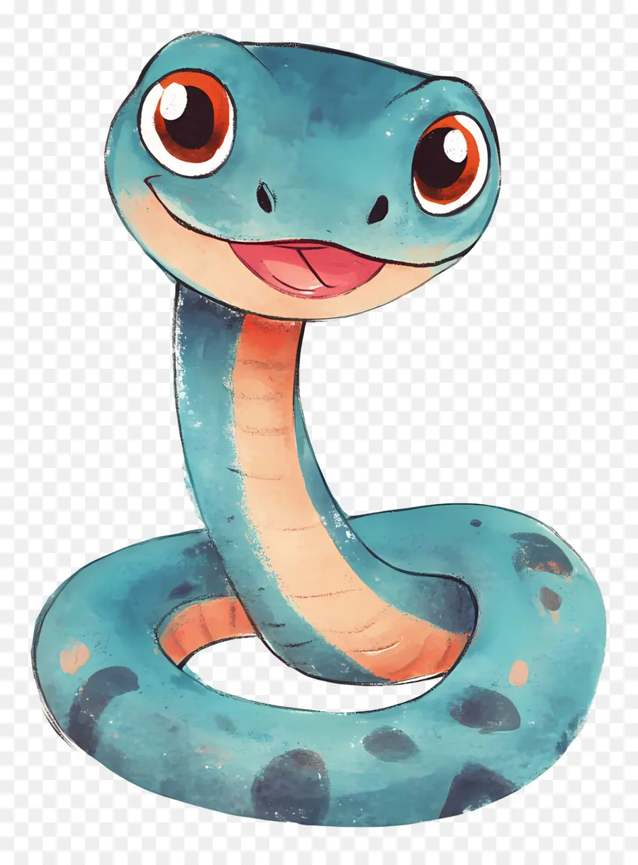 Linda Serpiente，Serpiente De Dibujos Animados PNG