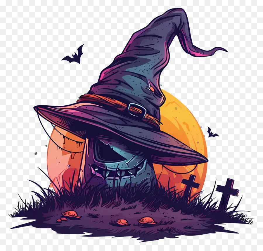 Sombrero De Bruja De Halloween，Sombrero De Bruja PNG