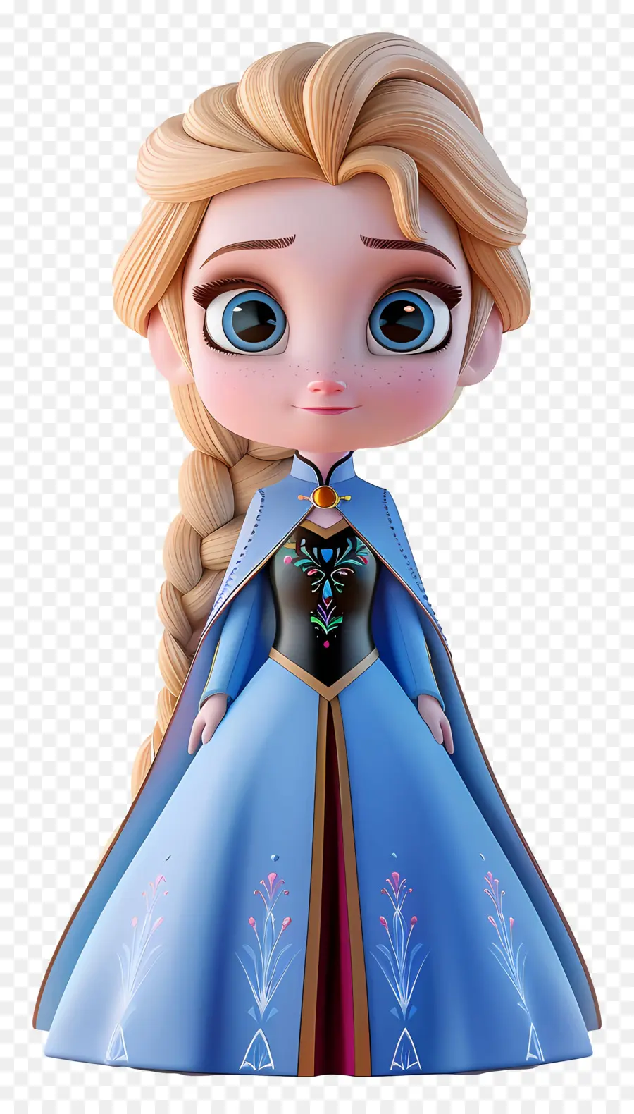 Princesa Elsa，Personaje De Trenza Rubia PNG