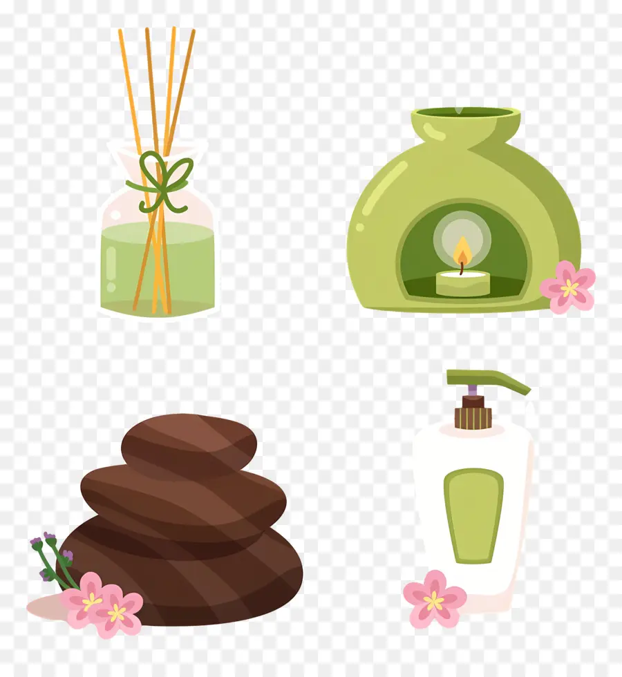 Elementos De Aromaterapia，Artículos De Spa PNG