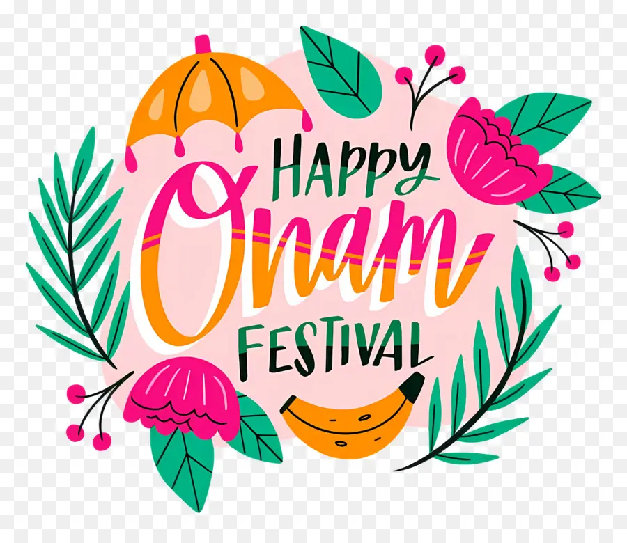 Feliz Onam，Feliz Festival Onam PNG