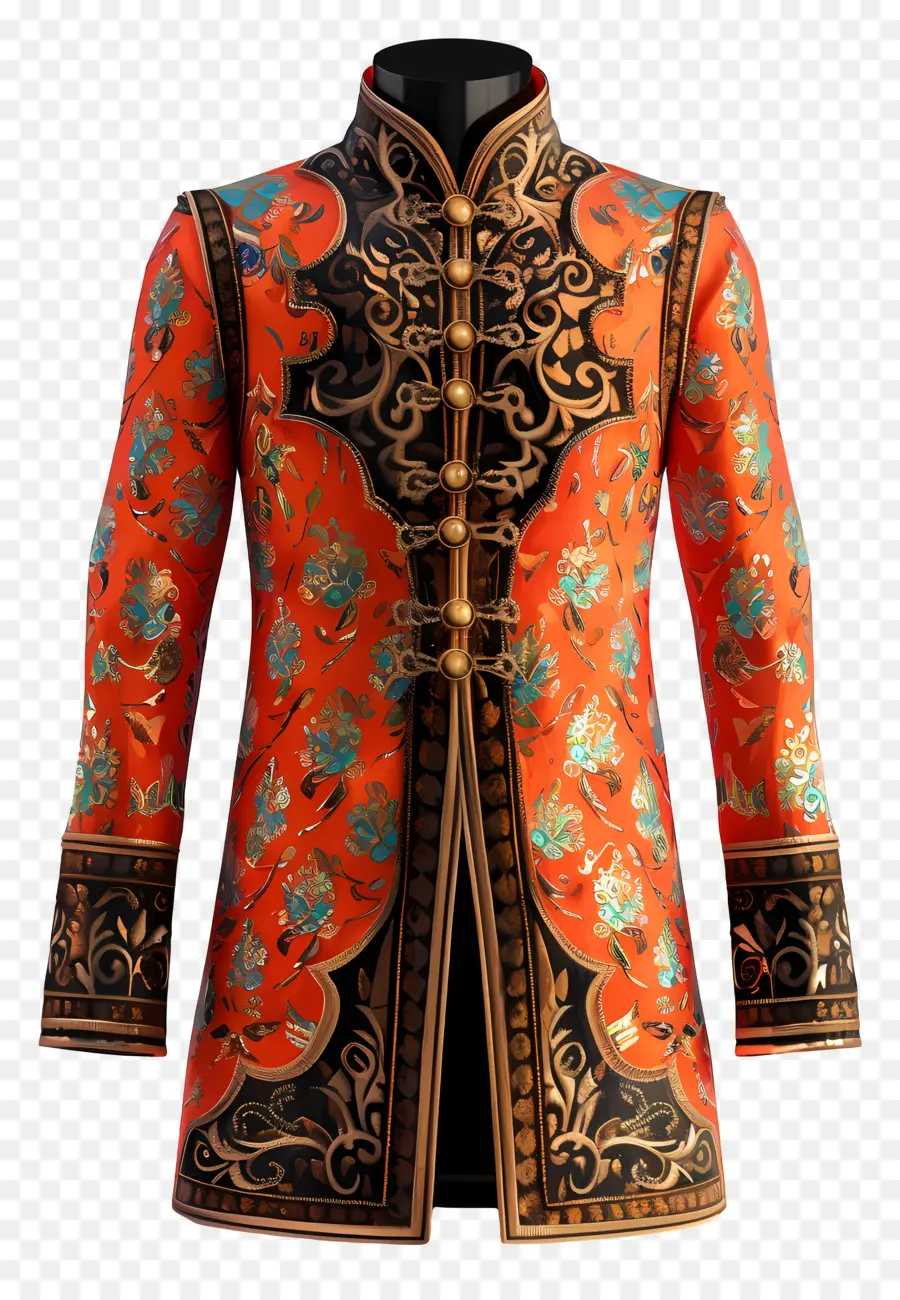 Ropa Formal India，Chaqueta Tradicional PNG