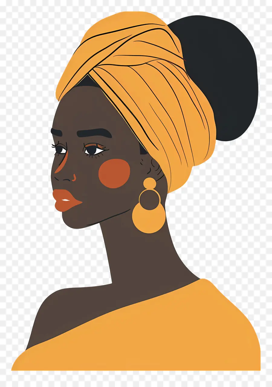 Mujer Africana，Silueta De Mujer PNG