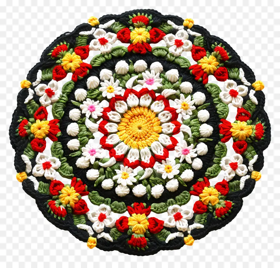 Mandala De Ganchillo，Mandalas De Ganchillo PNG