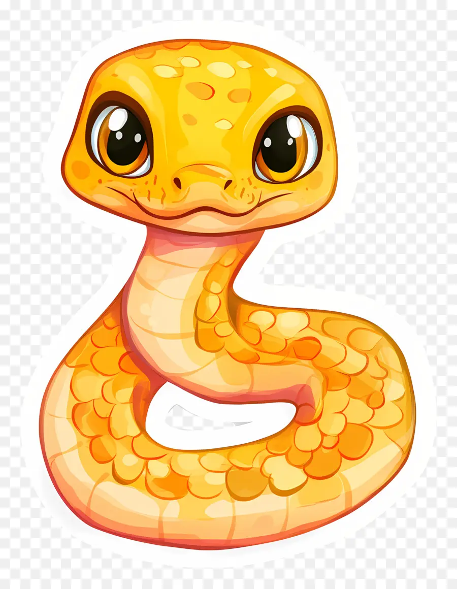 Linda Serpiente，Serpiente Amarilla PNG