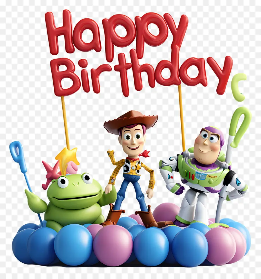 Cumpleaños，Personajes De Toy Story PNG