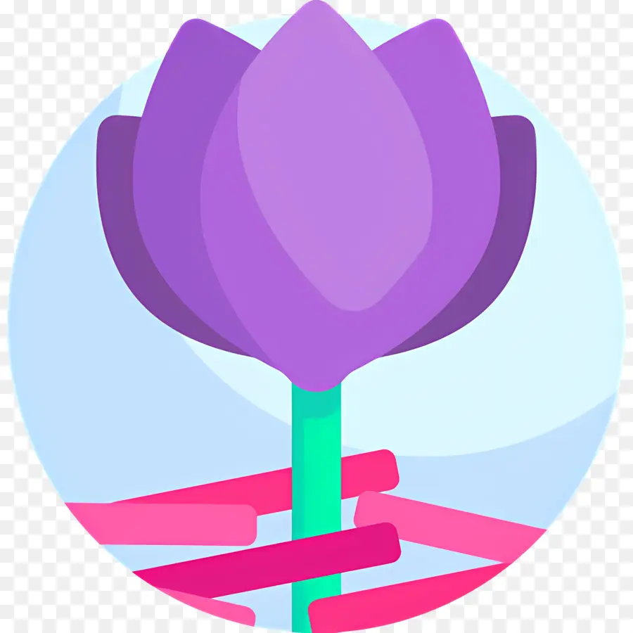 Azafrán，Flor Morada PNG