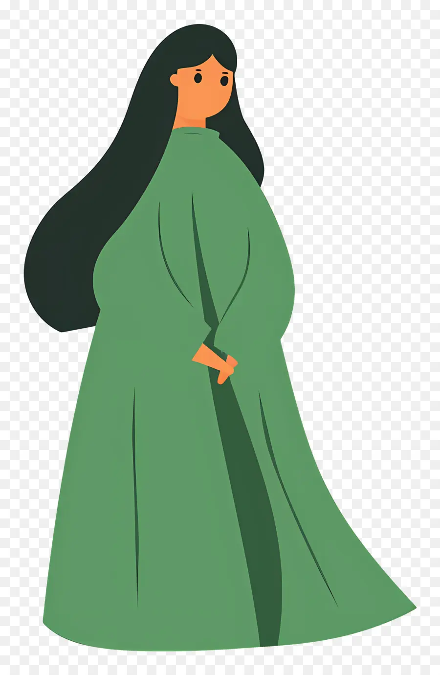 Mujer En Verde，Mujer PNG