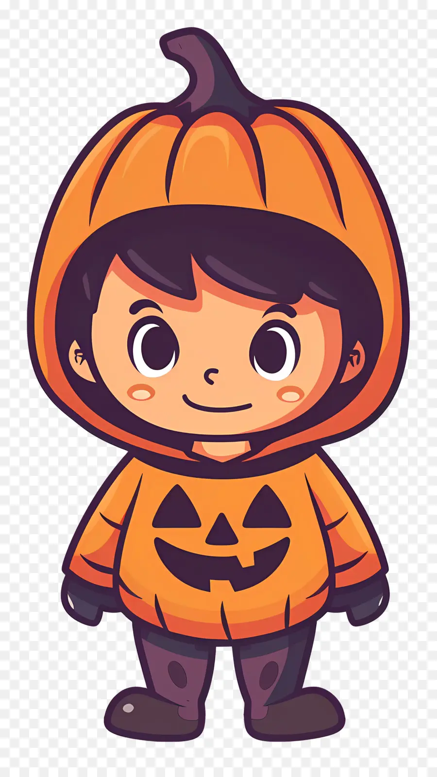 Disfraz De Halloween Para Niños，Disfraz De Calabaza PNG