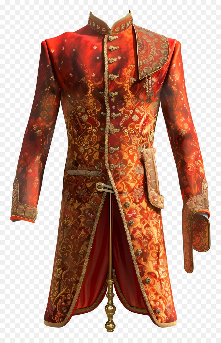 Ropa Formal India，Abrigo Rojo PNG