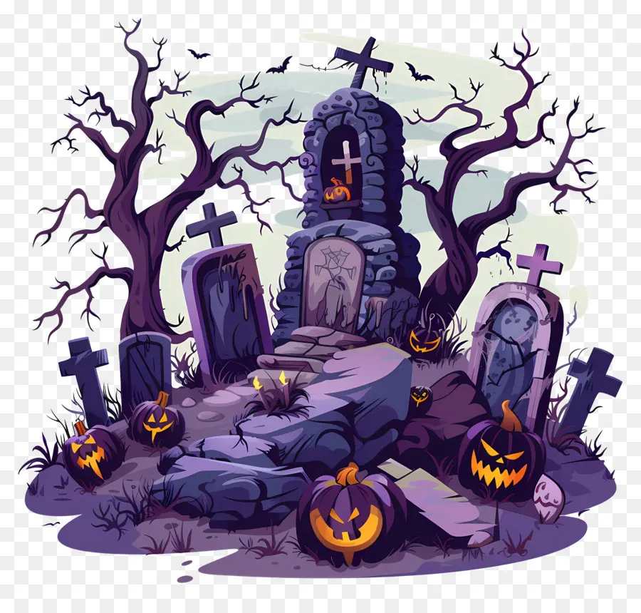 Cementerio De Halloween，Cementerio PNG