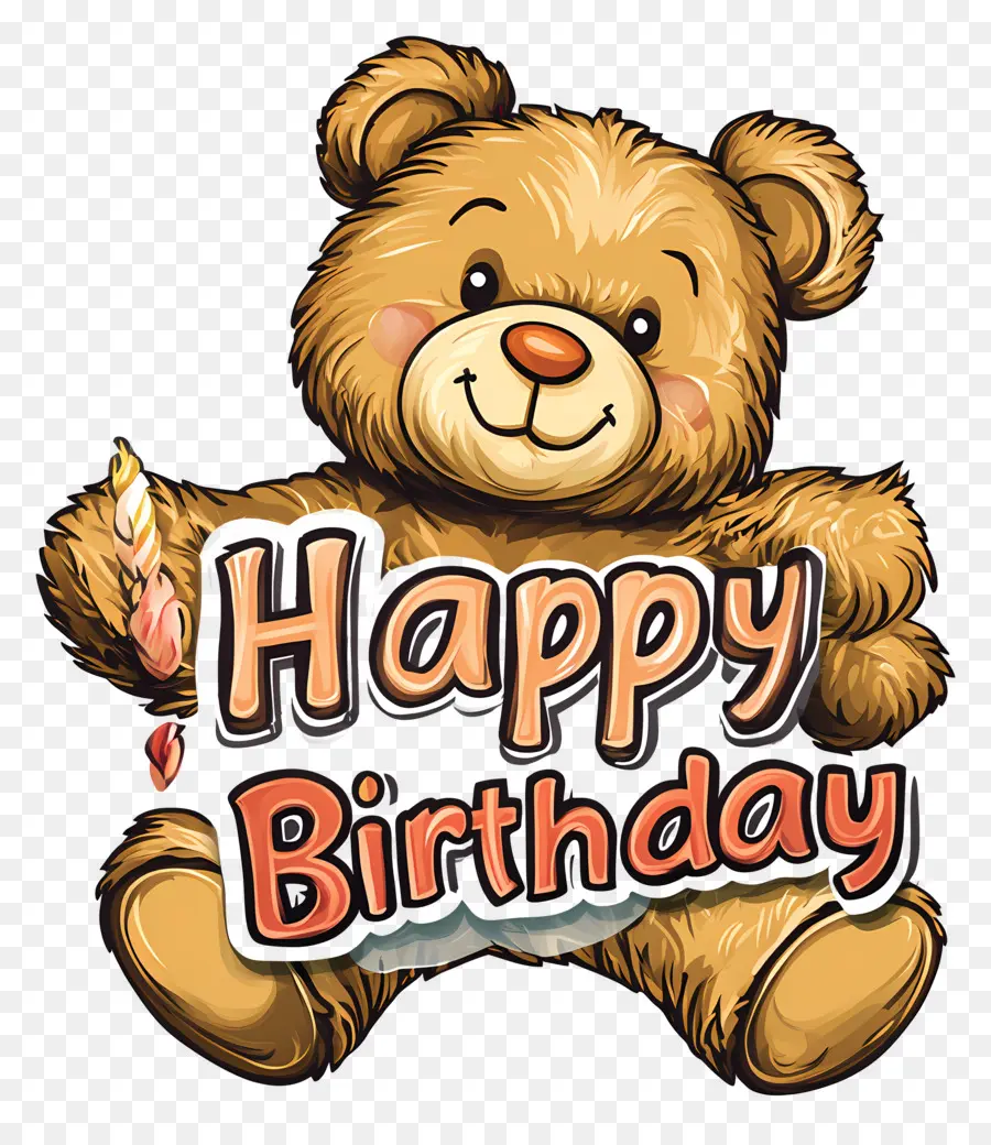 Cumpleaños，Oso De Peluche PNG