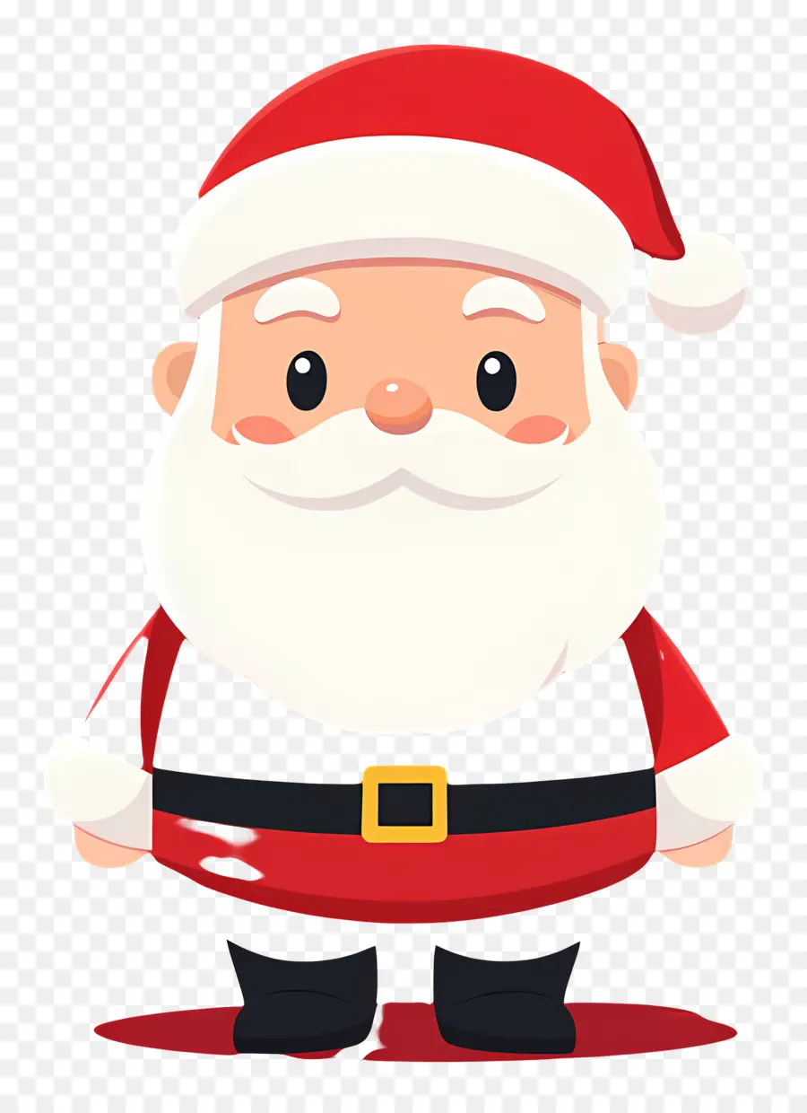 Papá Noel，Traje Rojo PNG