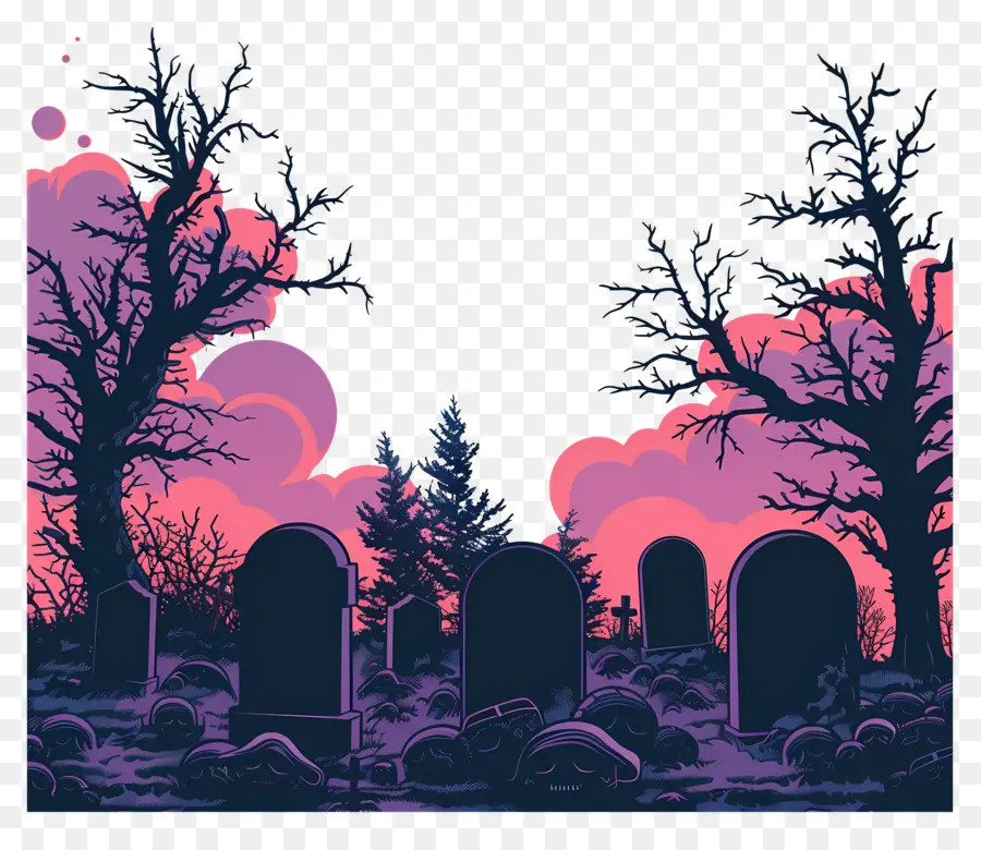 Noche De Halloween，Cementerio PNG