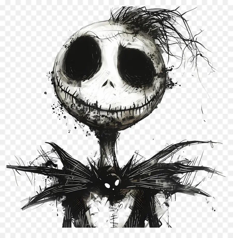 Jack Skellington，Personaje Esqueleto PNG