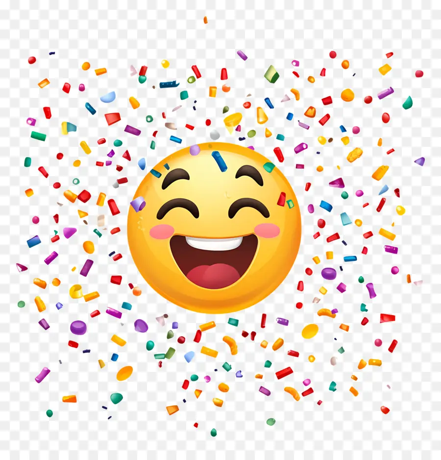 Cumpleaños Emoji，Emoji Sonriente PNG