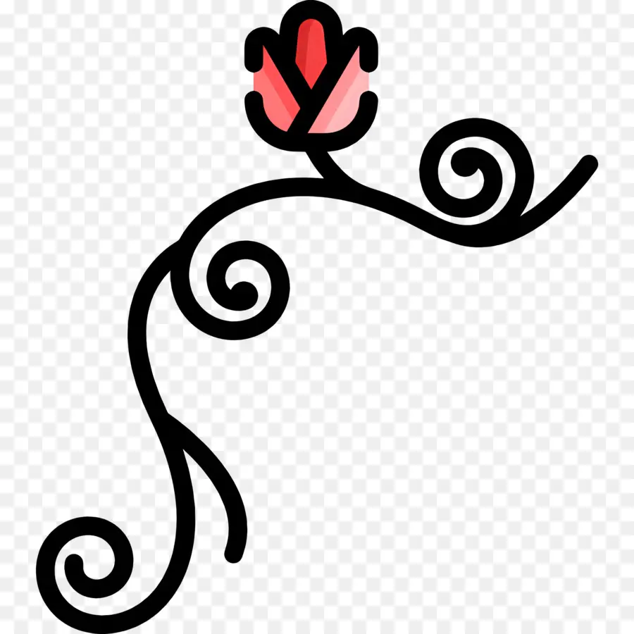 Linea De Flores，Diseño De Flores PNG