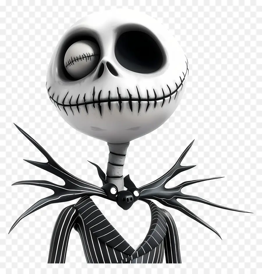 Jack Skellington，Personaje Esqueleto PNG