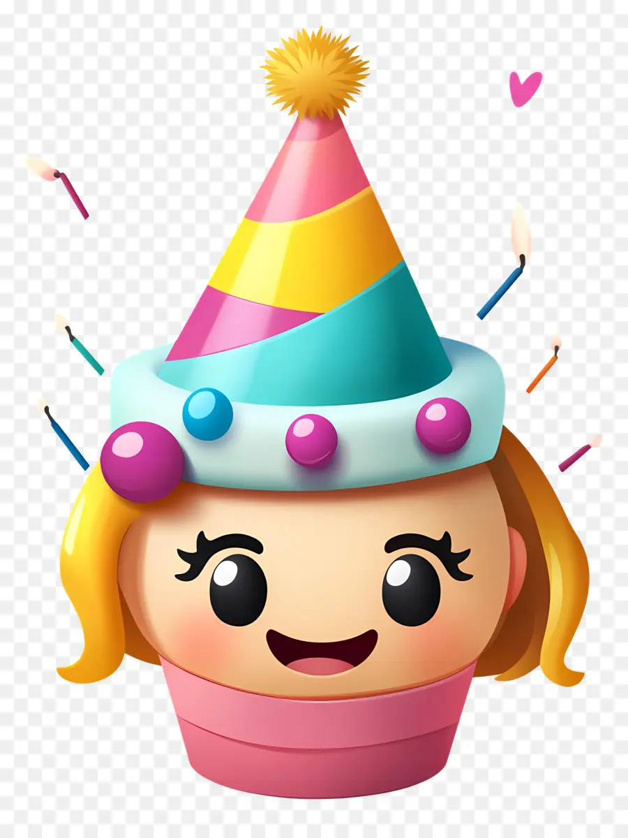 Cumpleaños Emoji，Magdalena De Fiesta PNG