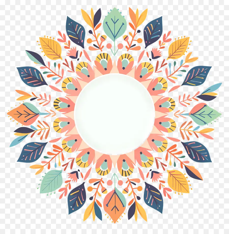 Pookalam，Corona De Flores PNG