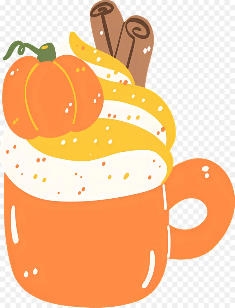 Especia De Calabaza，Taza De Calabaza PNG