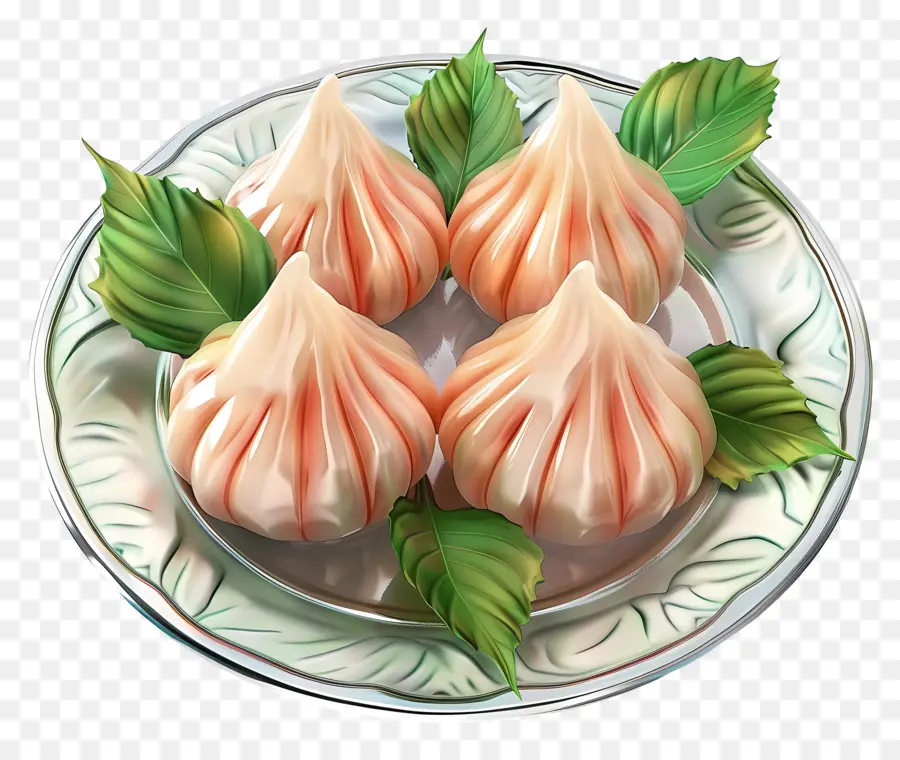 Modak，Albóndigas En Plato PNG