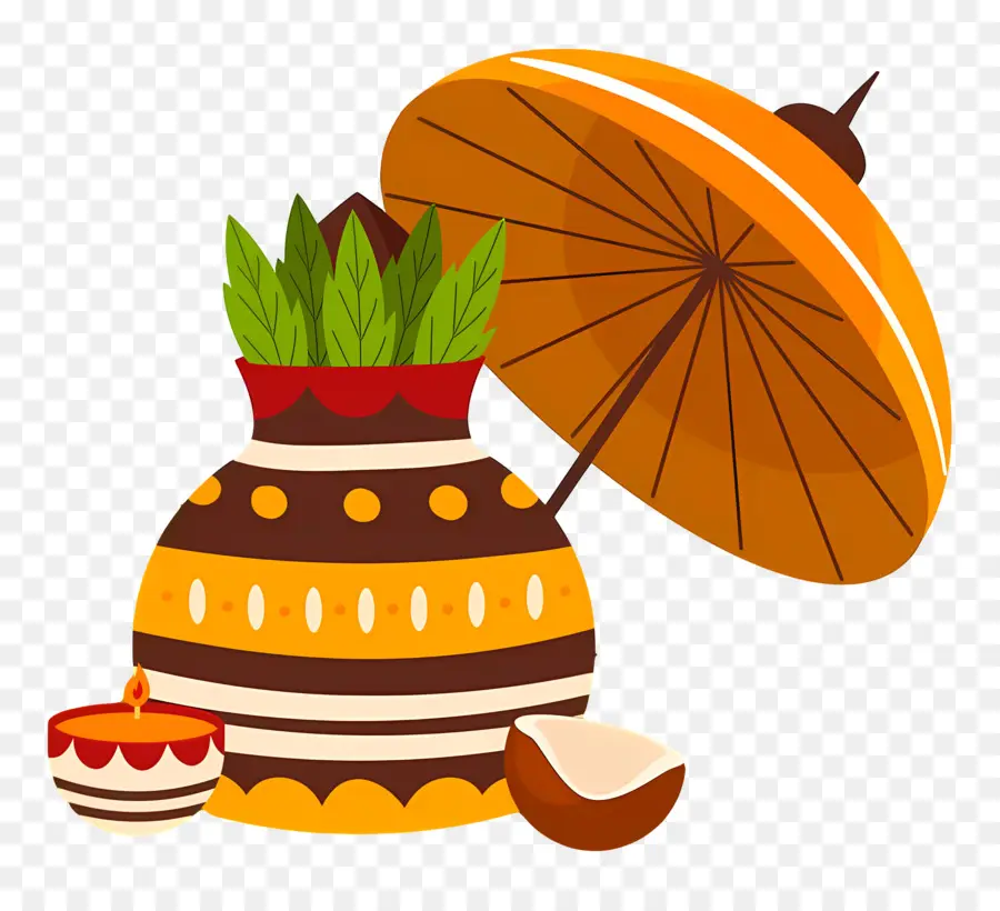 Feliz Onam，Olla Tradicional PNG