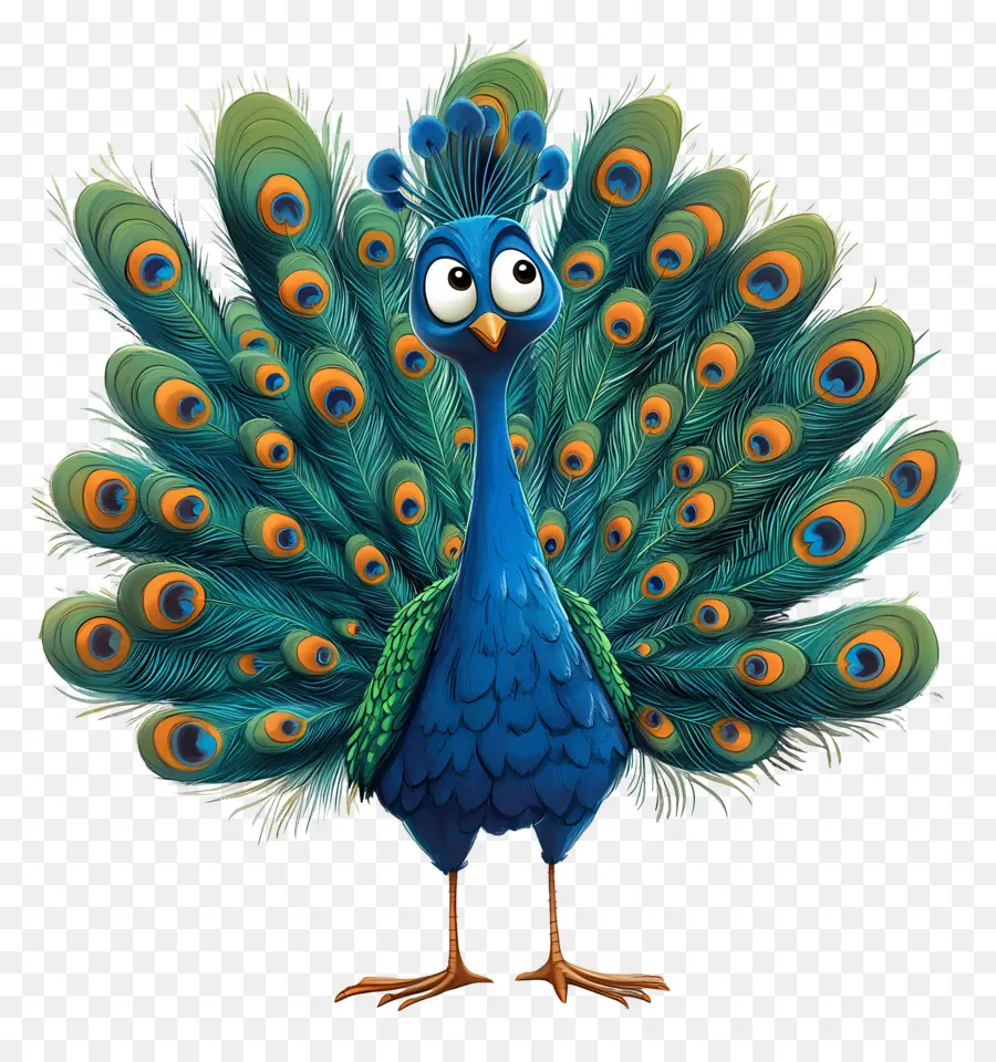 Pavo Real Animado，Pavo Real PNG