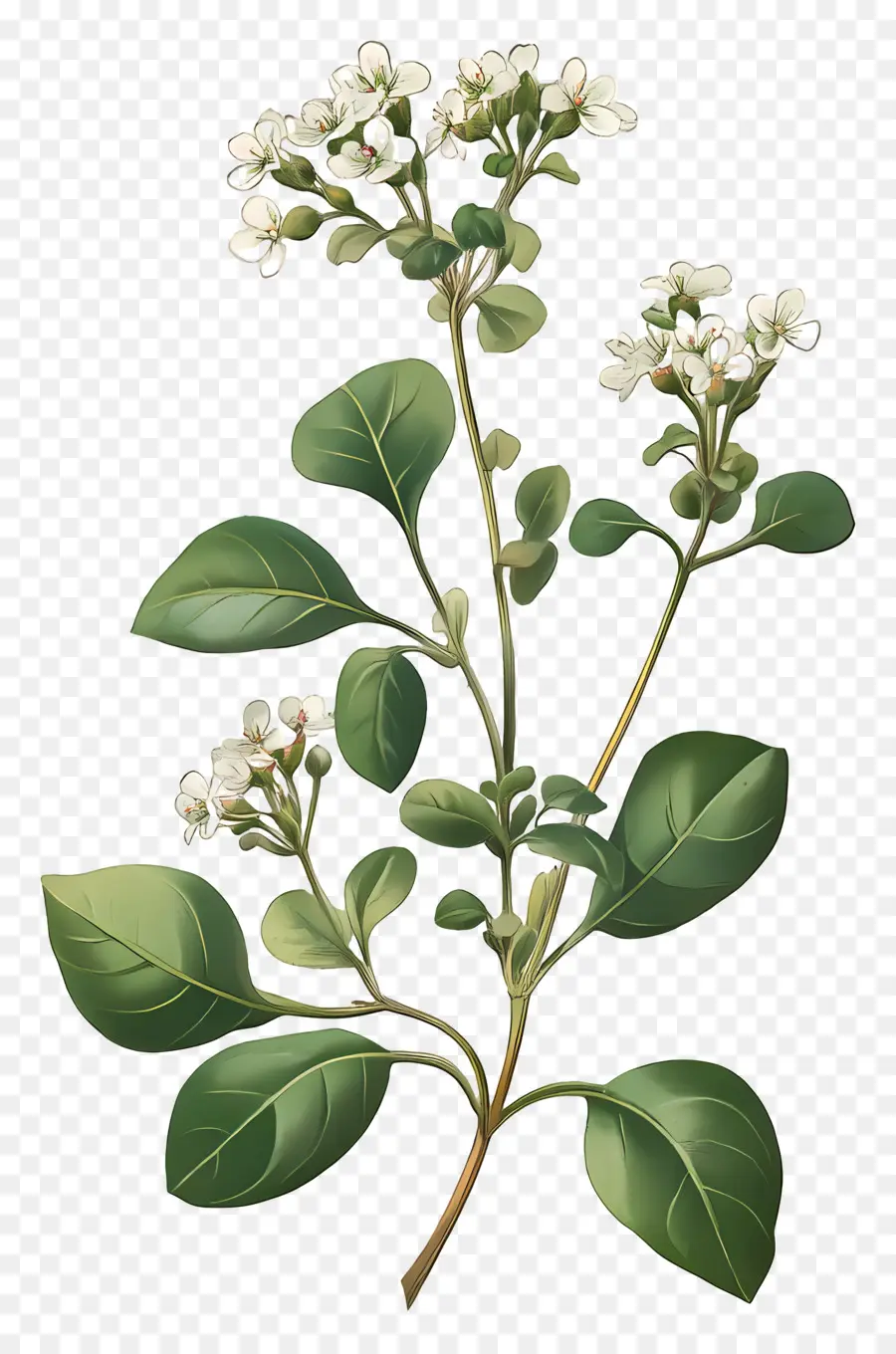 Hierba Floreciente Con Escorbuto，Planta PNG