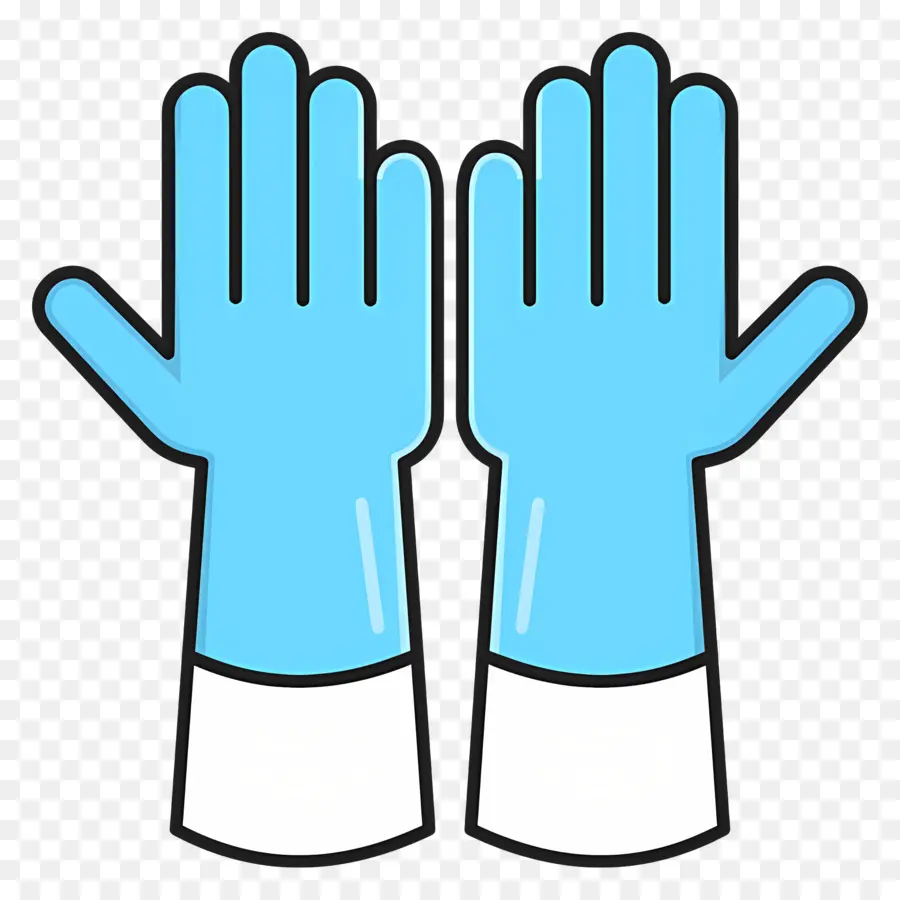 Guantes，Guantes Azules PNG