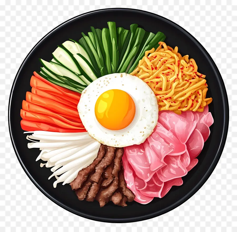 Bimbap Coreano，Bibimbap PNG