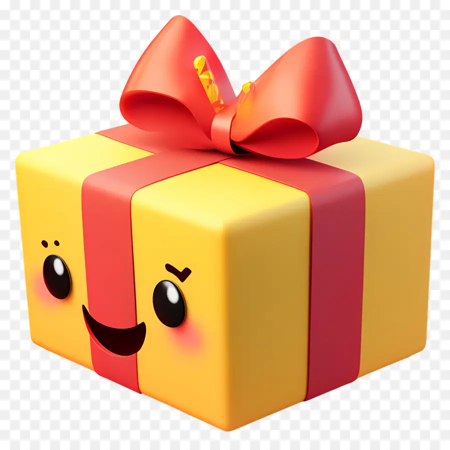 Cumpleaños Emoji，Caja De Regalo PNG