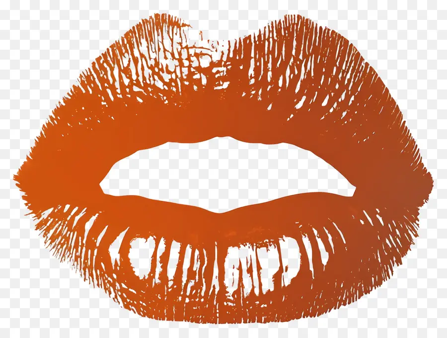 Marca De Beso，Labios Rojos PNG