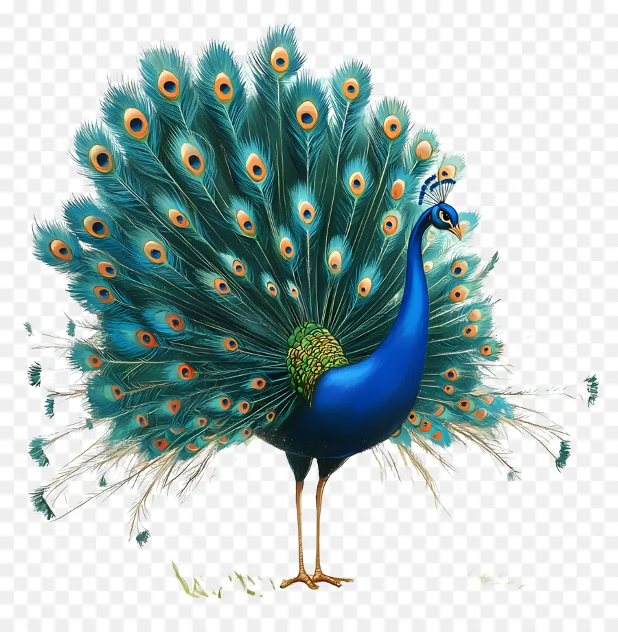 Pavo Real Animado，Pavo Real PNG