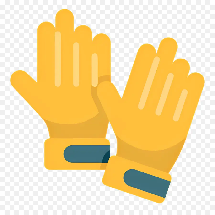 Guantes，Guantes Amarillos PNG