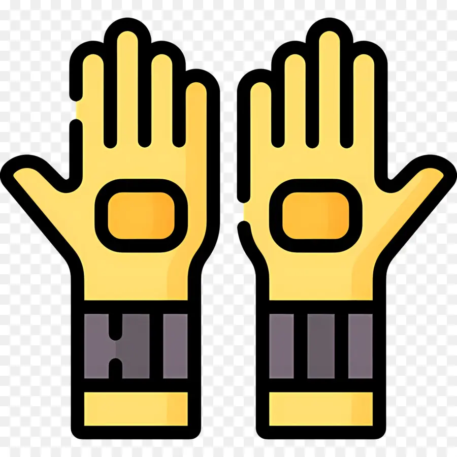 Guantes，Guantes Amarillos PNG